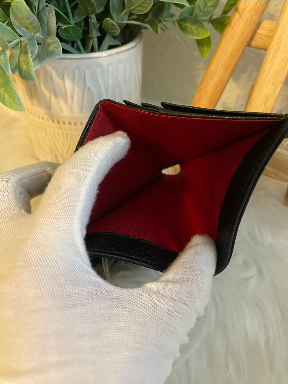 Bulgari Black Snap Card Holder